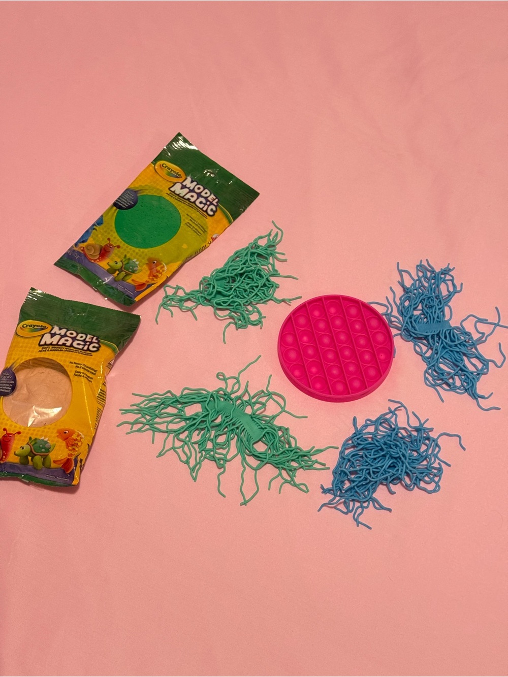 Sensory Fidget Toys & Crafts Bundle - Includes 2  Crayola Model Magic Dough